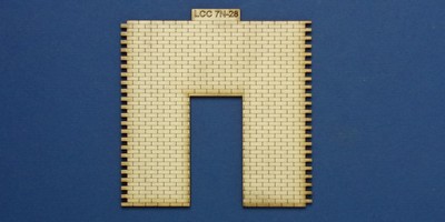 LCC 7N-28 O-16.5 industrial single door panel - type 1